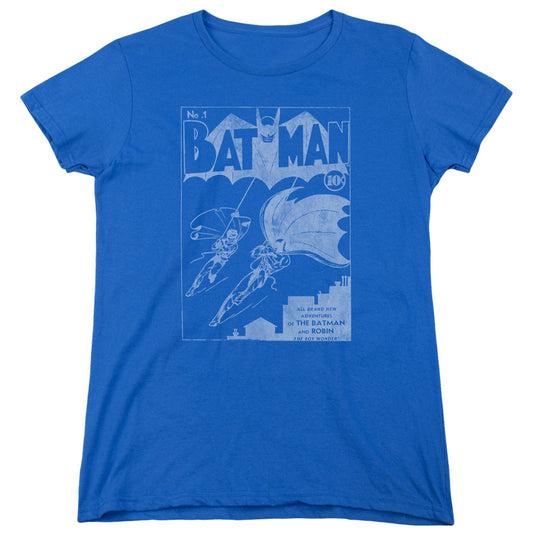 Batman Issue 1 Cover Womens T Shirt Royal Blue