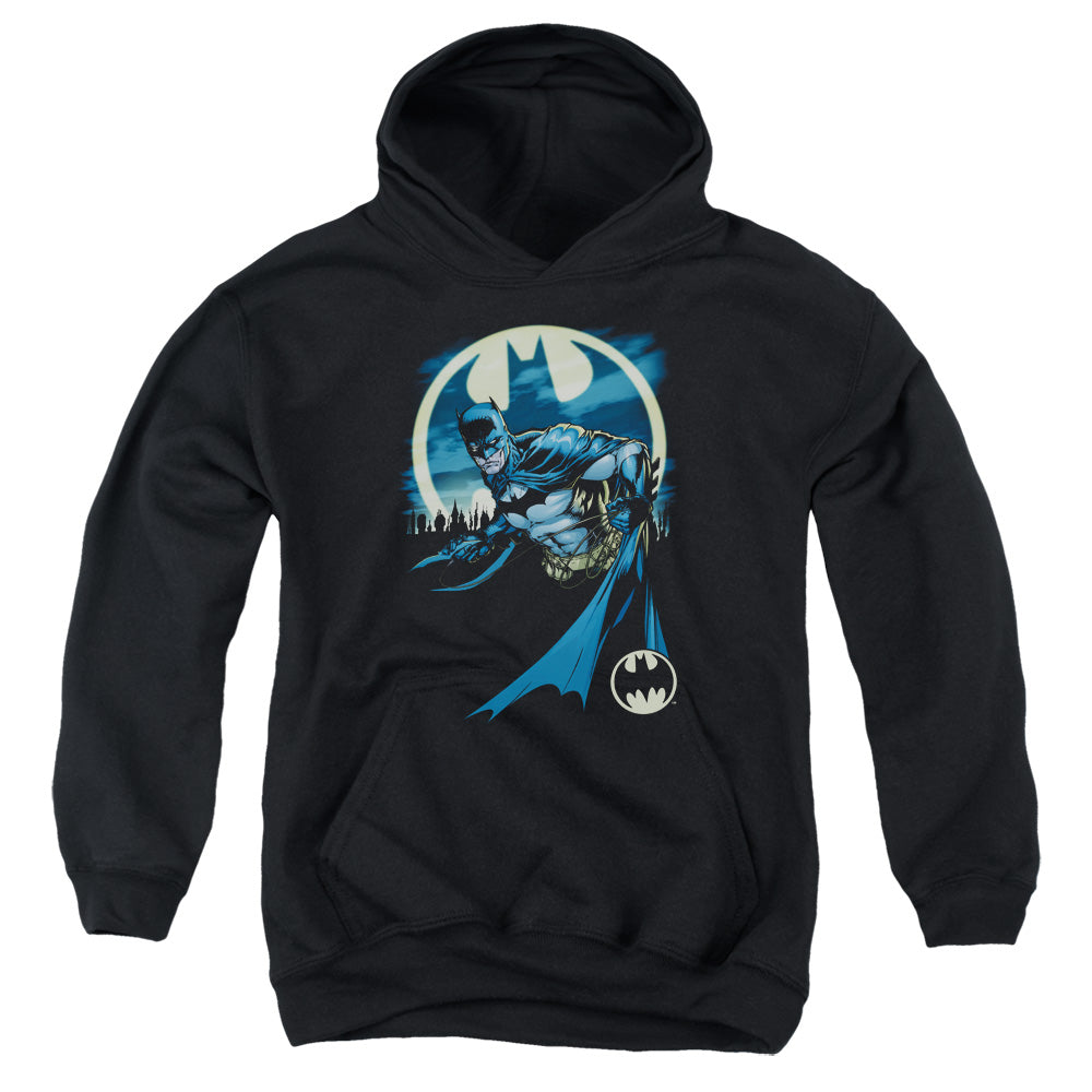 Batman Heed The Call Kids Youth Hoodie Black