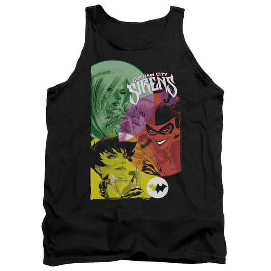 Batman Gotham Sirens Mens Tank Top Shirt Black