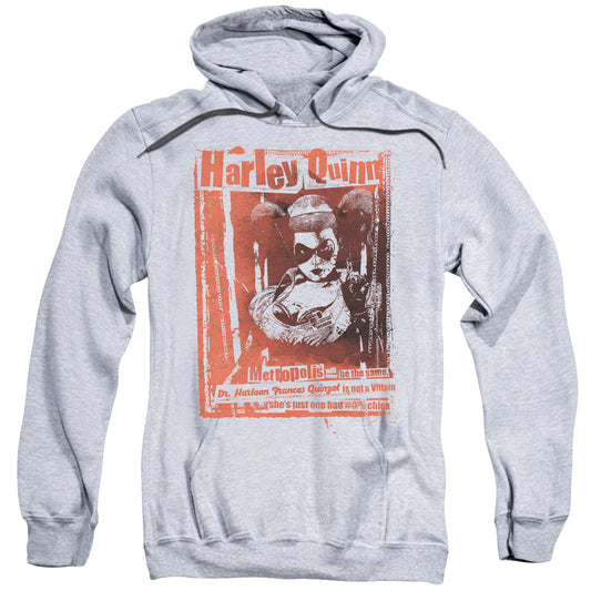 Batman Dr Quinn Mens Hoodie Athletic Heather
