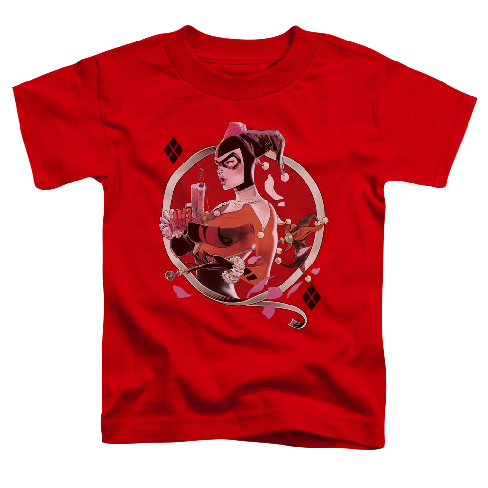 Batman Harley Q Toddler Kids Youth T Shirt Red