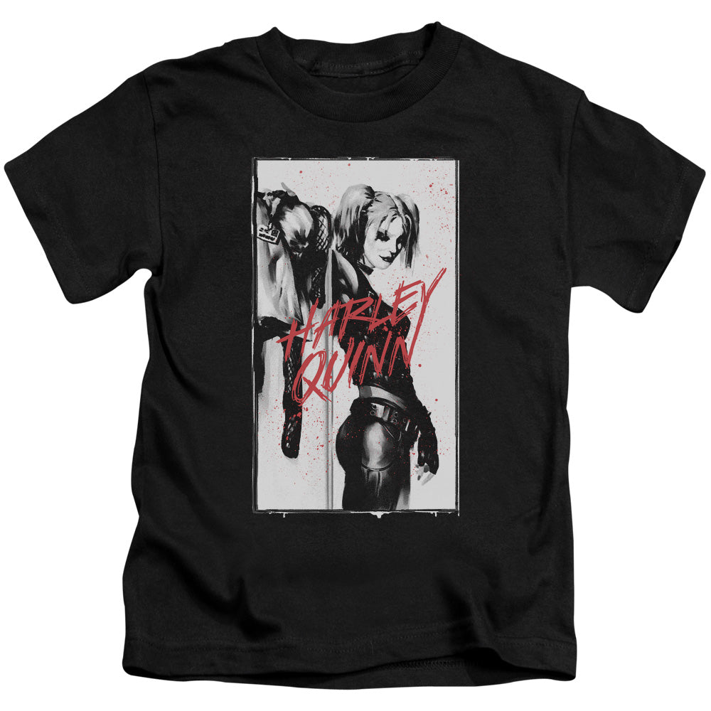 Batman Inked Quinn Juvenile Kids Youth T Shirt Black