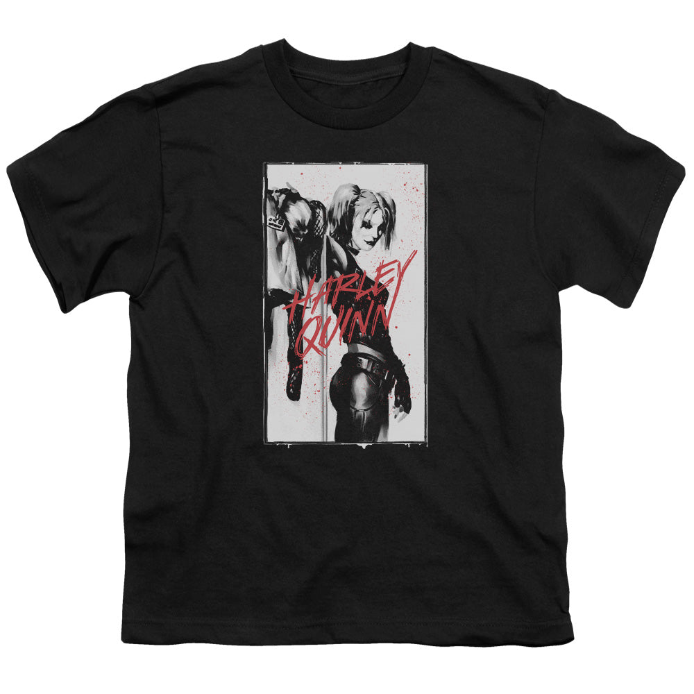 Batman Inked Quinn Kids Youth T Shirt Black