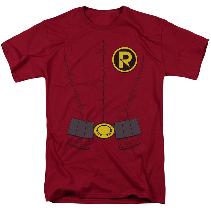 Batman New Robin Uniform Mens T Shirt Cardinal