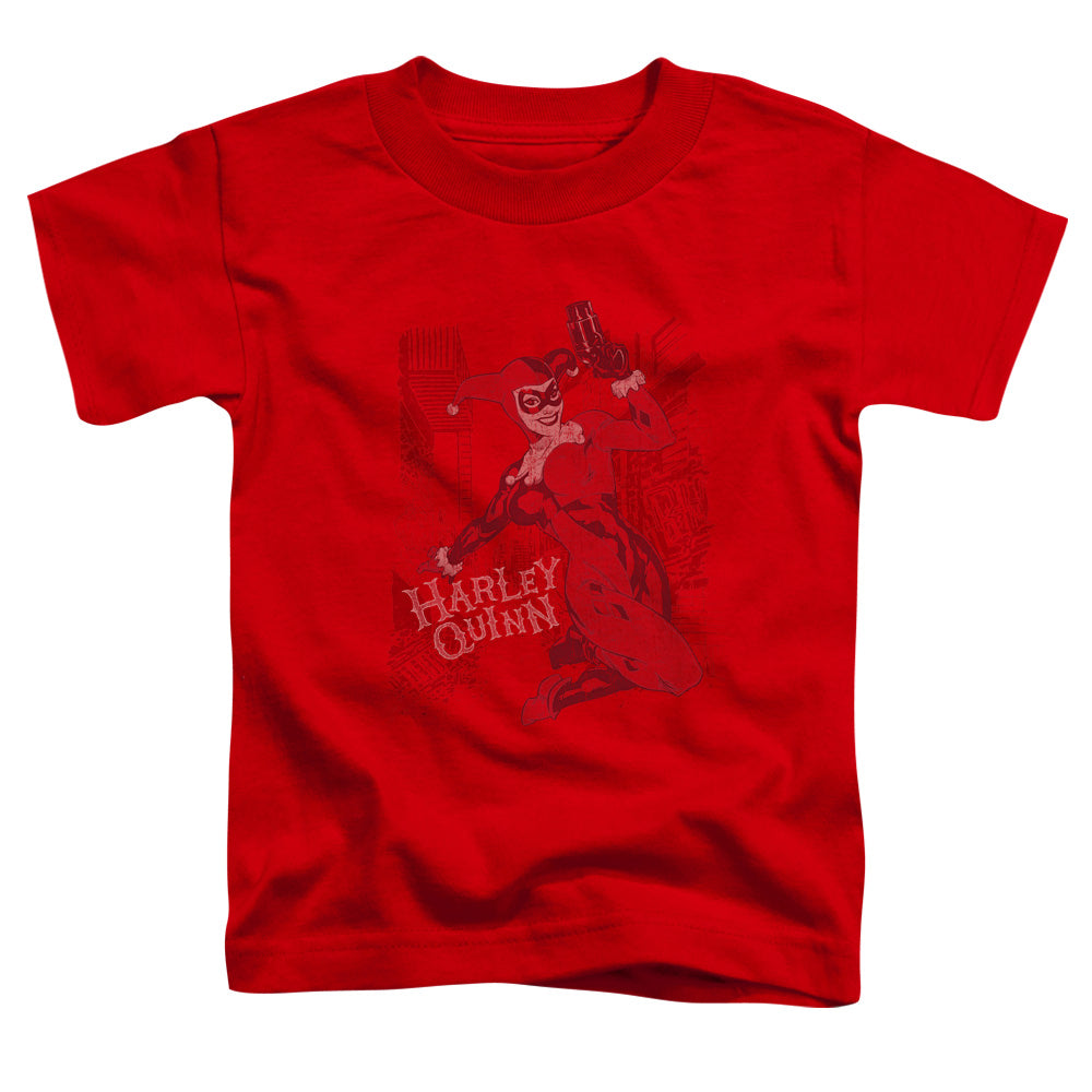 Batman Harleys Packing Toddler Kids Youth T Shirt Red