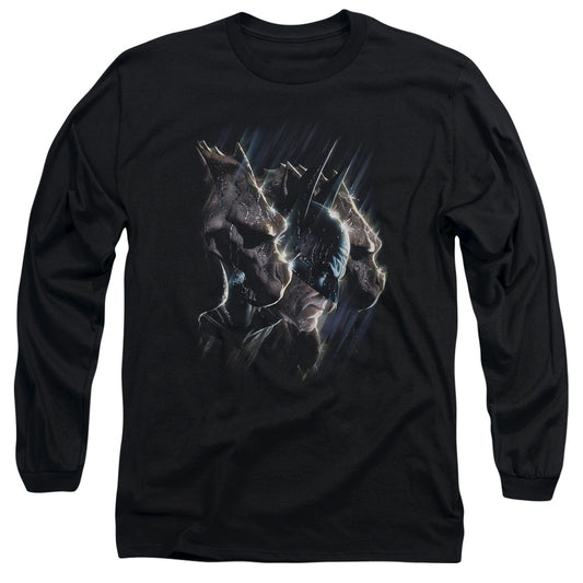 Batman Gargoyles Mens Long Sleeve Shirt Black