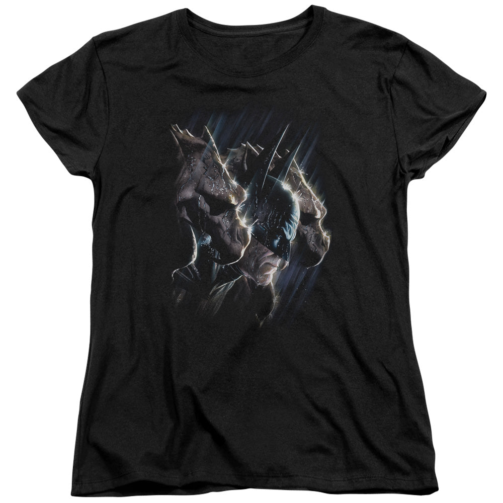 Batman Gargoyles Womens T Shirt Black