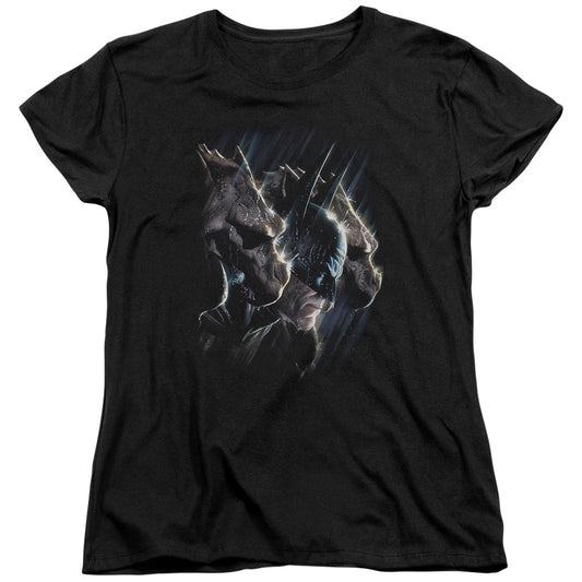 Batman Gargoyles Womens T Shirt Black