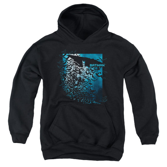Batman Bat Among Bats Kids Youth Hoodie Black