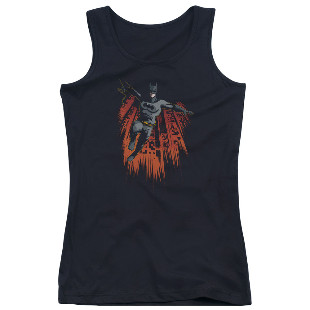 Batman Majestic Womens Tank Top Shirt Black