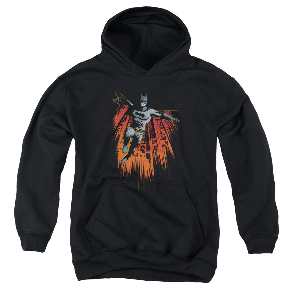 Batman Majestic Kids Youth Hoodie Black