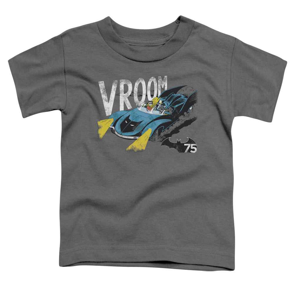 Batman Vroom Toddler Kids Youth T Shirt Charcoal