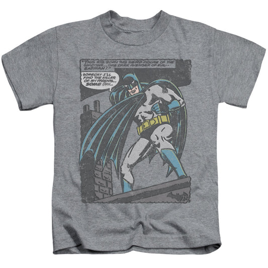 Batman Bat Origins Juvenile Kids Youth T Shirt Athletic Heather