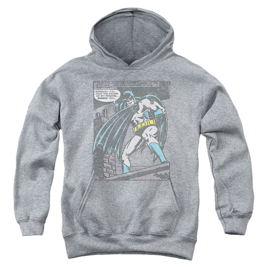 Batman Bat Origins Kids Youth Hoodie Heather