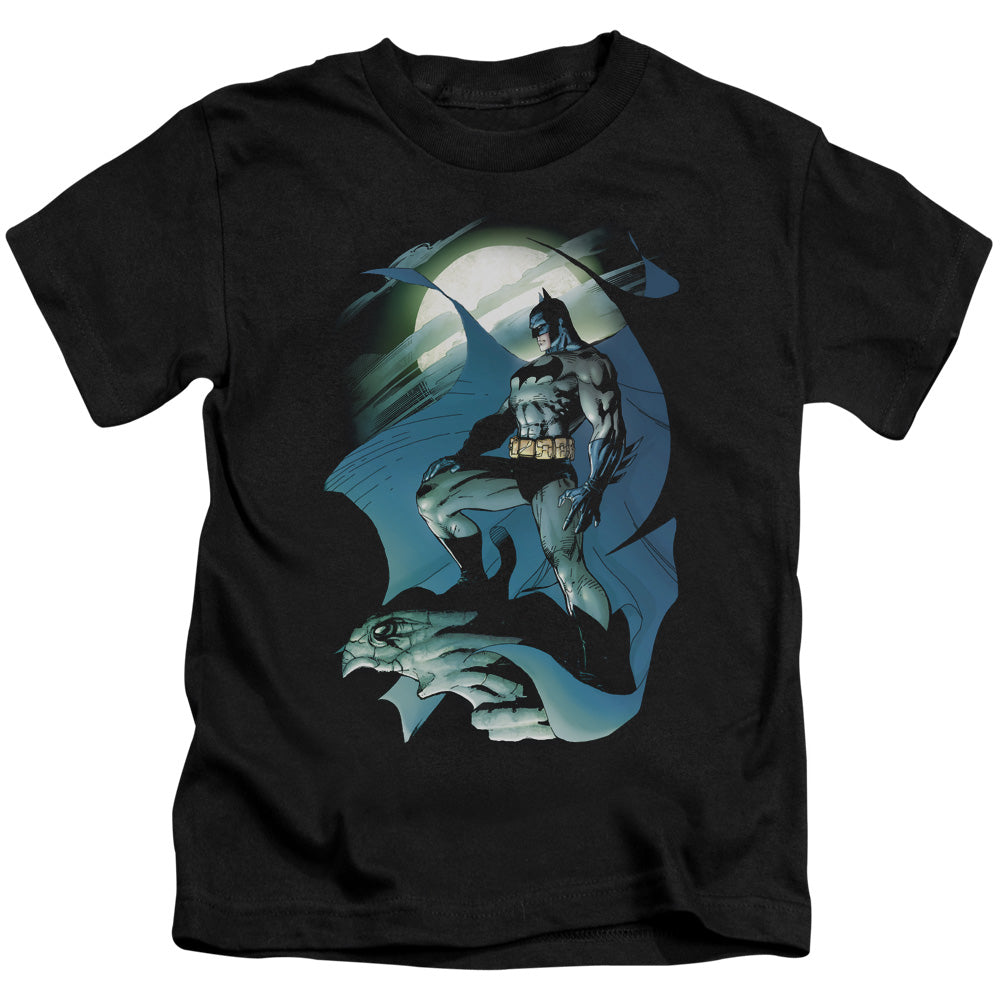 Batman Glow Of The Moon Juvenile Kids Youth T Shirt Black