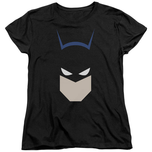 Batman Bat Head Womens T Shirt Black