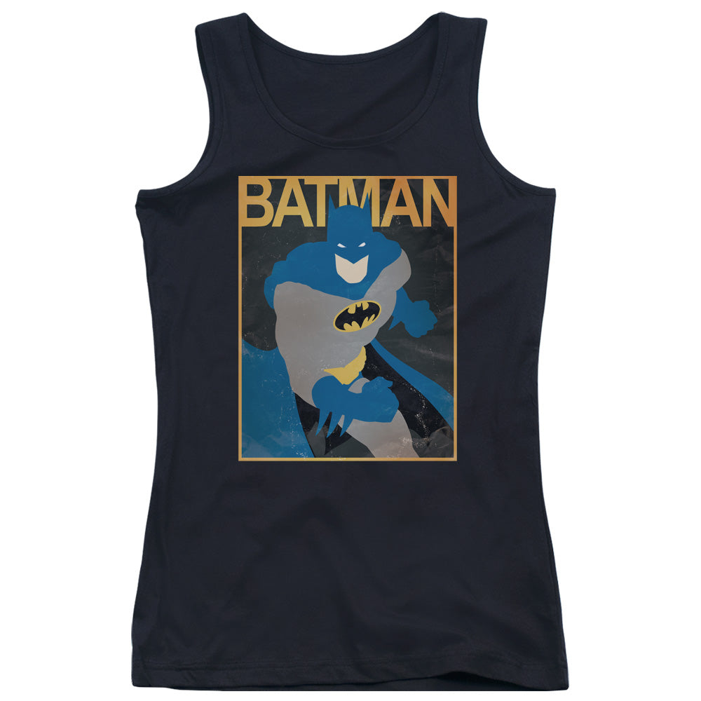 Batman Simple Bm Poster Womens Tank Top Shirt Black