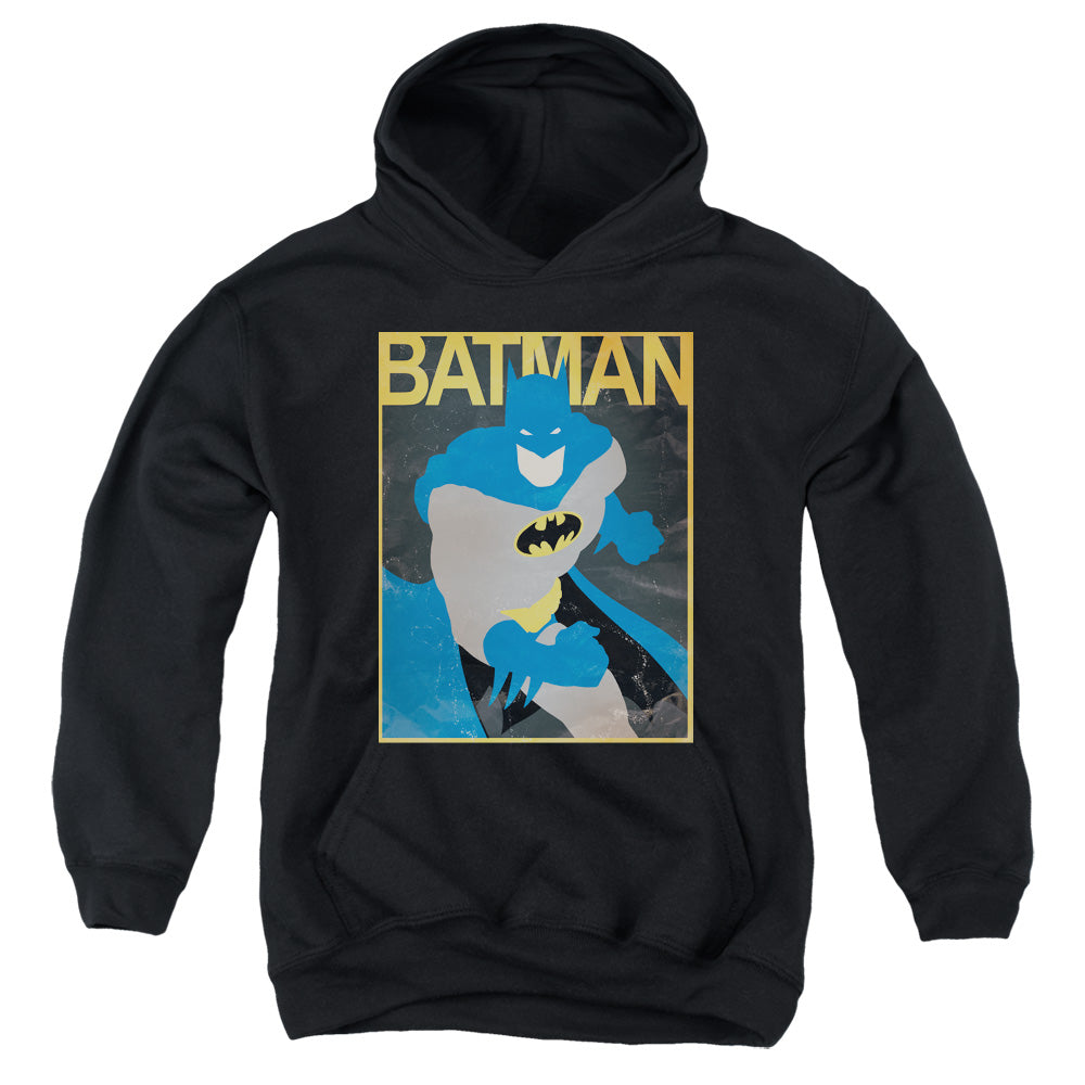 Batman Simple Bm Poster Kids Youth Hoodie Black