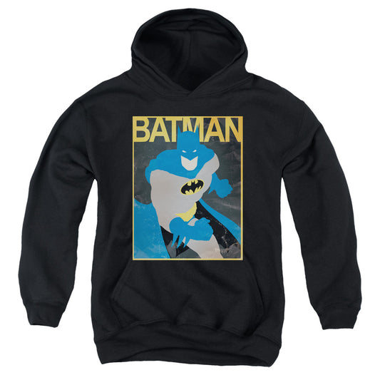 Batman Simple Bm Poster Kids Youth Hoodie Black