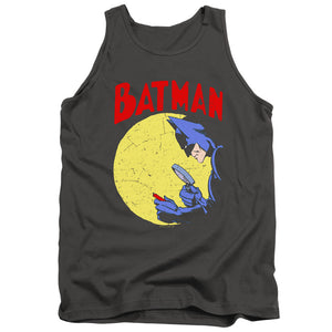 Batman Detective 75 Mens Tank Top Shirt Charcoal