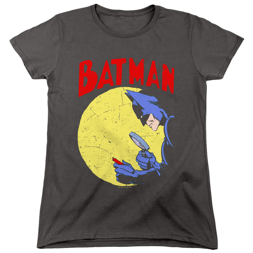Batman Detective 75 Womens T Shirt Charcoal