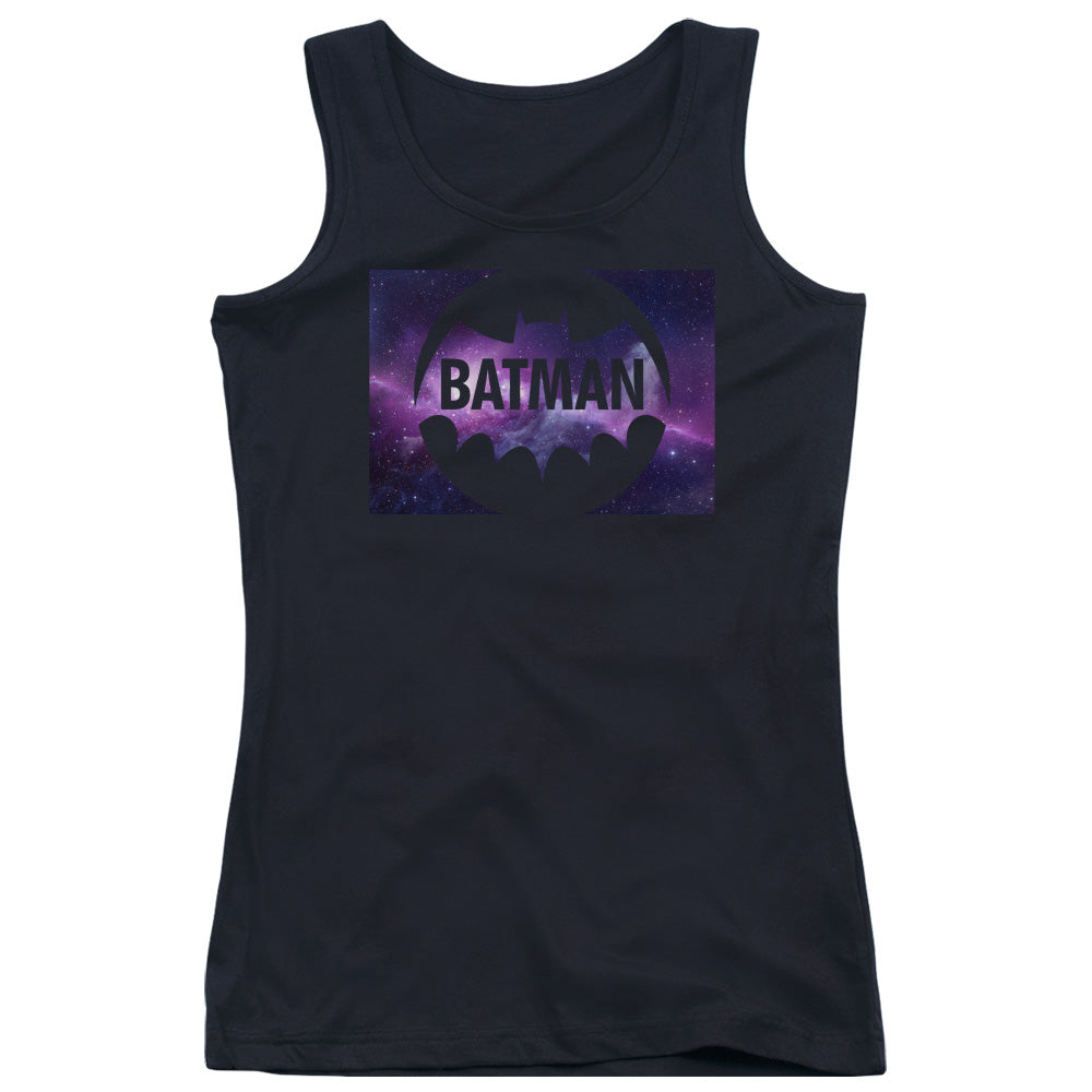 Batman Galaxy Womens Tank Top Shirt Black