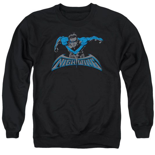 Batman Wing Of The Night Mens Crewneck Sweatshirt Black