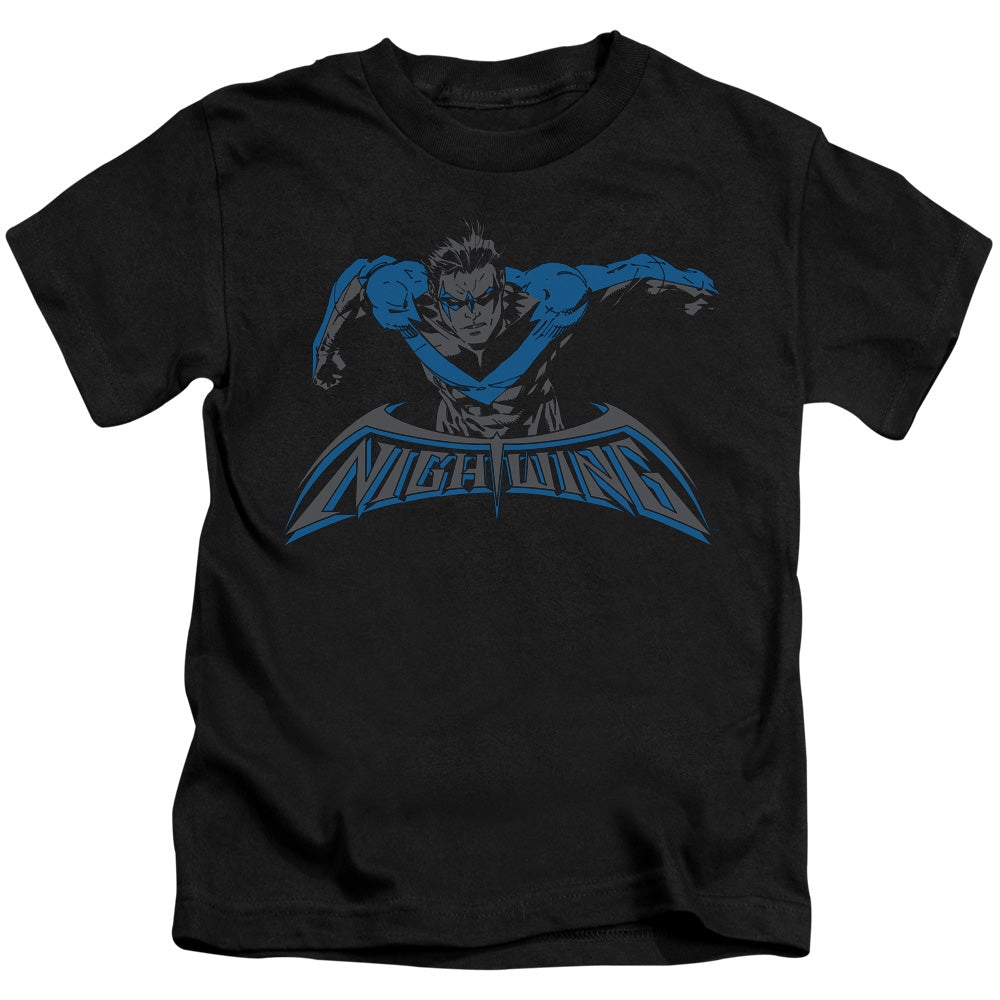 Batman Wing Of The Night Juvenile Kids Youth T Shirt Black