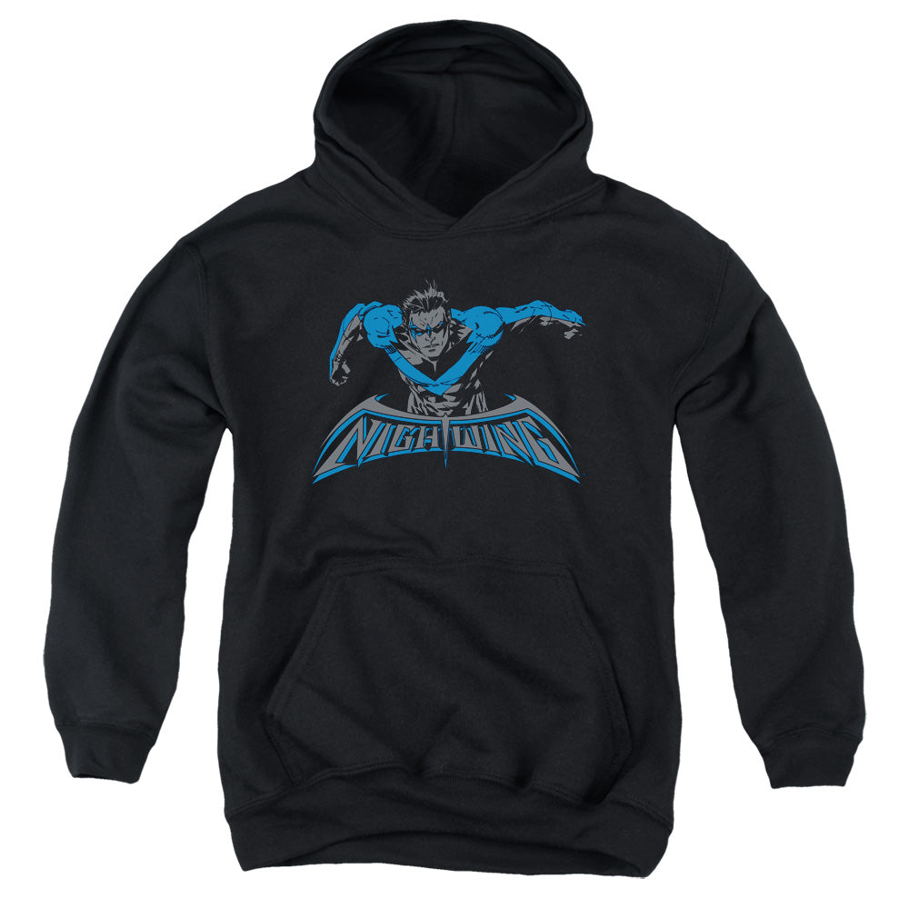 Batman Wing Of The Night Kids Youth Hoodie Black