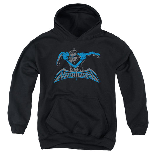 Batman Wing Of The Night Kids Youth Hoodie Black
