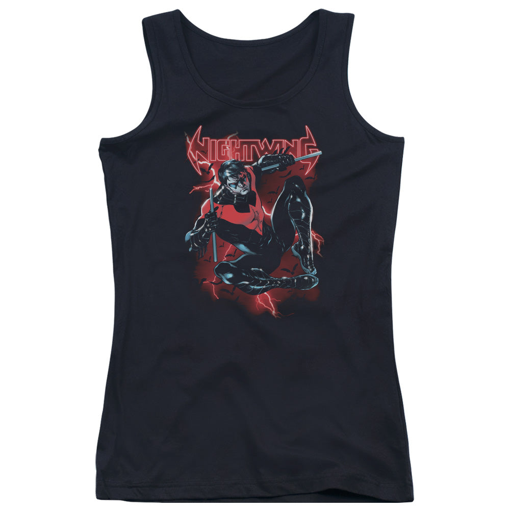 Batman Lightwing Womens Tank Top Shirt Black