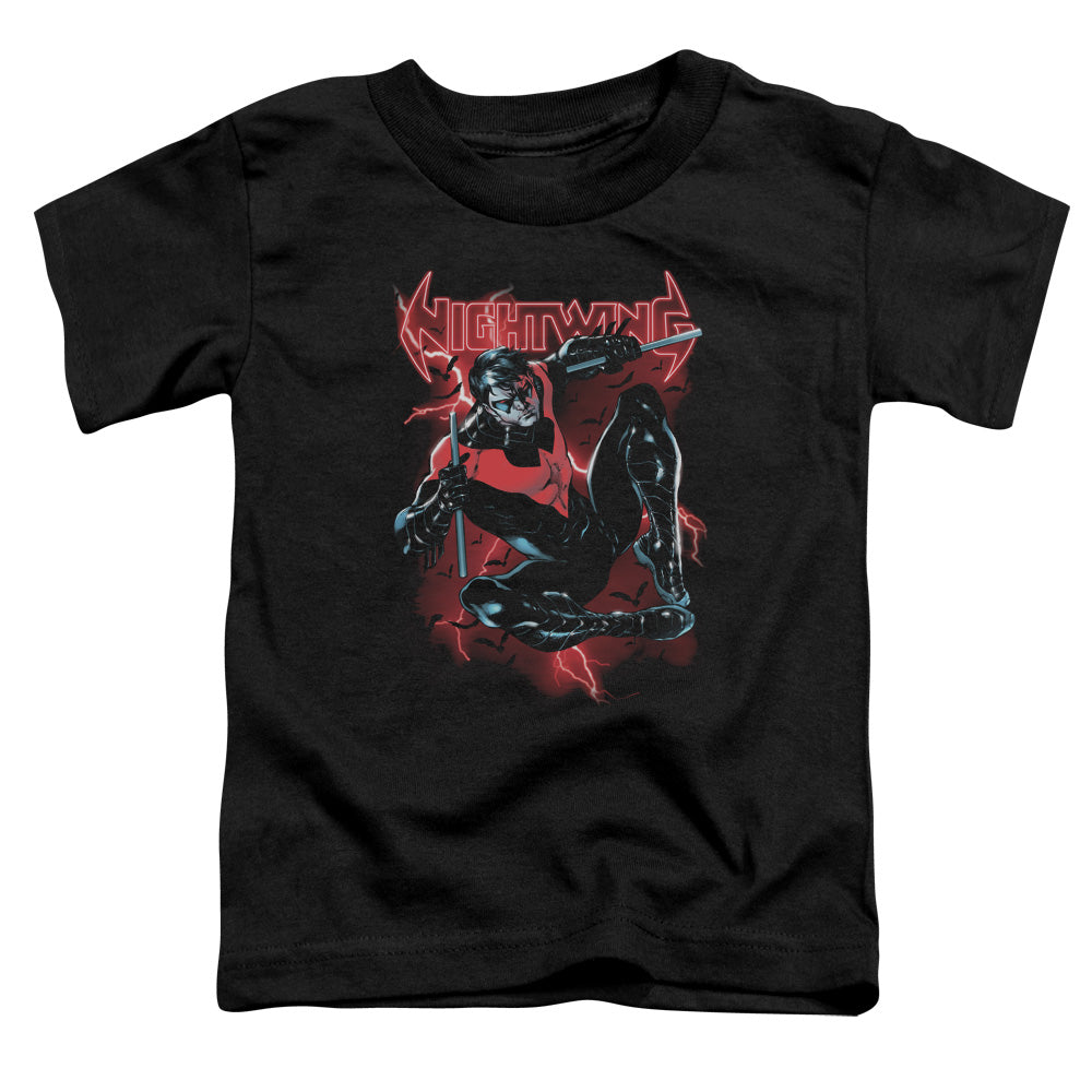 Batman Lightwing Toddler Kids Youth T Shirt Black