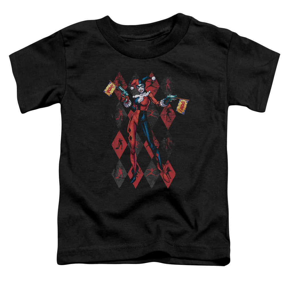 Batman Pow Pow Toddler Kids Youth T Shirt Black