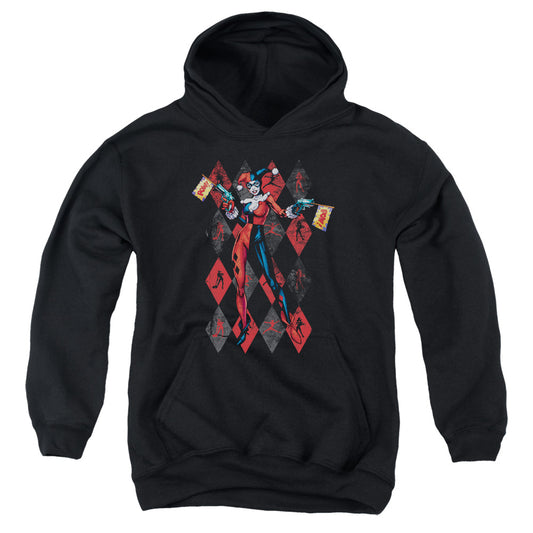 Batman Pow Pow Kids Youth Hoodie Black