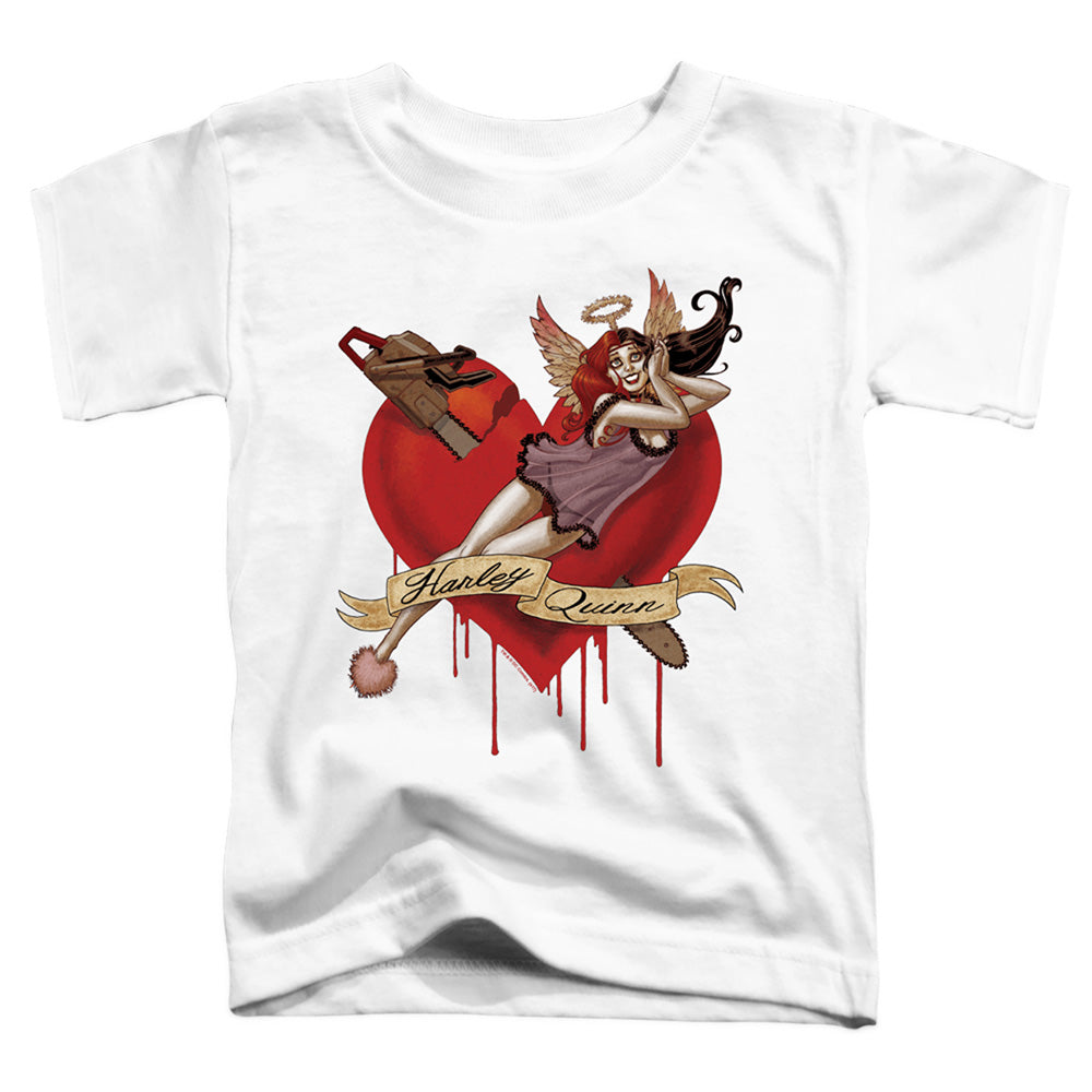 Batman Perfect Angel Toddler Kids Youth T Shirt White
