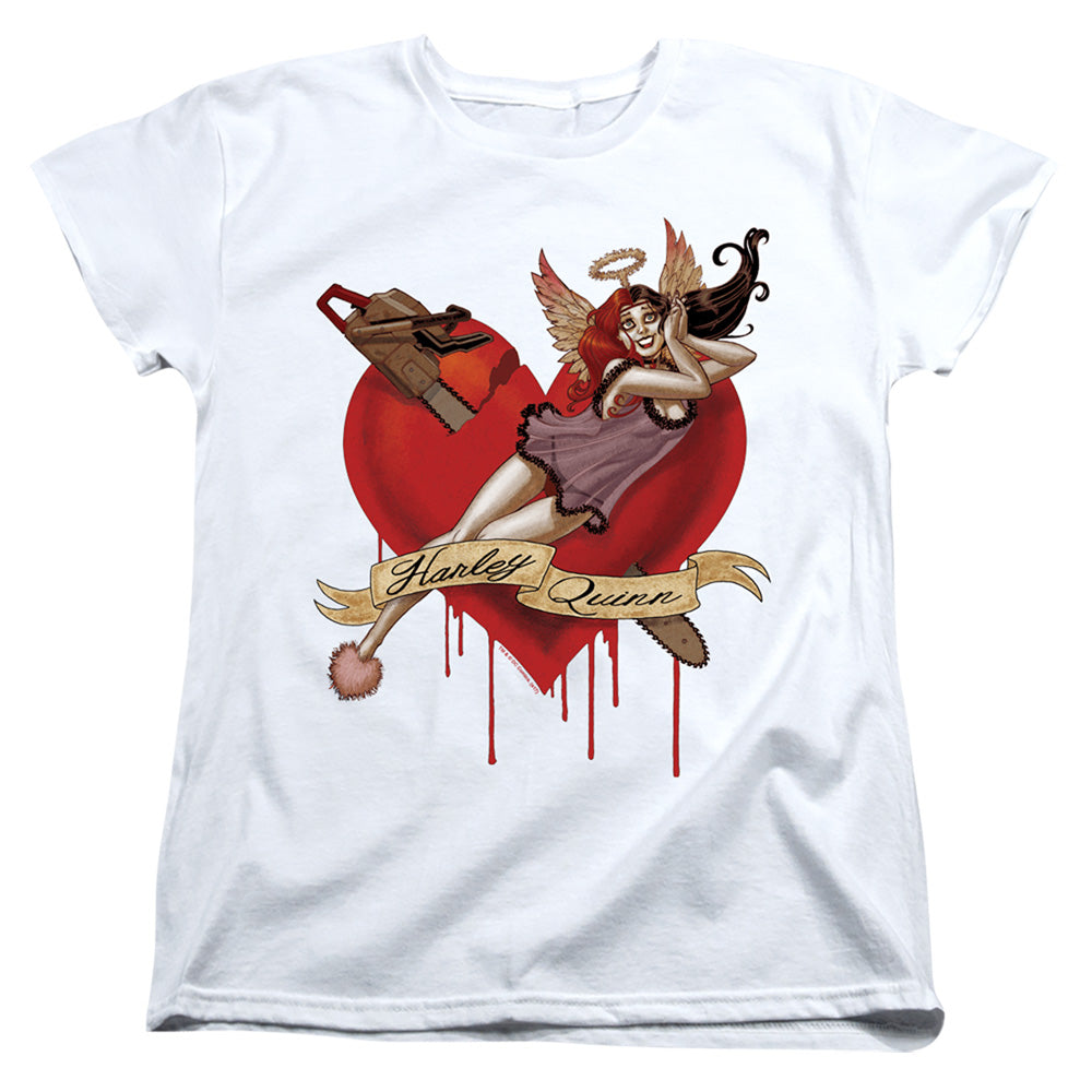 Batman Perfect Angel Womens T Shirt White