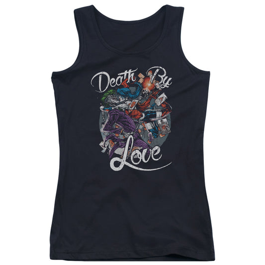 Batman Death By Love Womens Tank Top Shirt Black