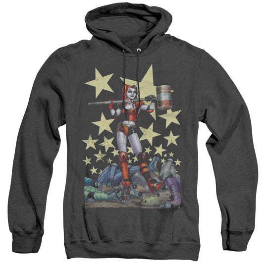 Batman Hammer Time Heather Mens Hoodie Black
