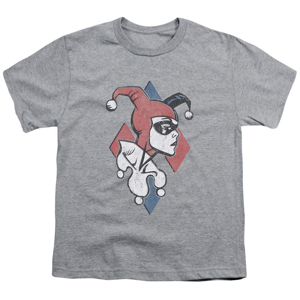 Batman Profiling Kids Youth T Shirt Athletic Heather