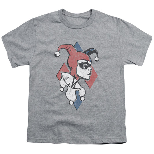 Batman Profiling Kids Youth T Shirt Athletic Heather