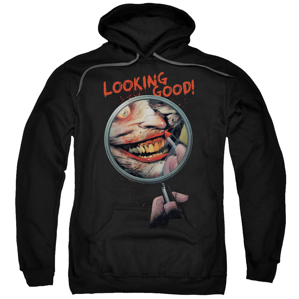 Batman Looking Good Mens Hoodie Black