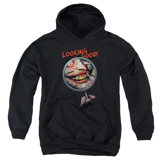 Batman Looking Good Kids Youth Hoodie Black