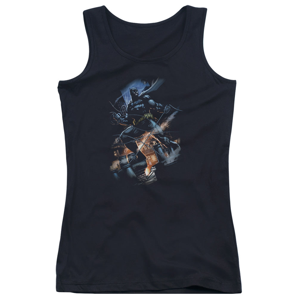 Batman Gotham Knight Womens Tank Top Shirt Black