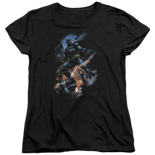 Batman Gotham Knight Womens T Shirt Black