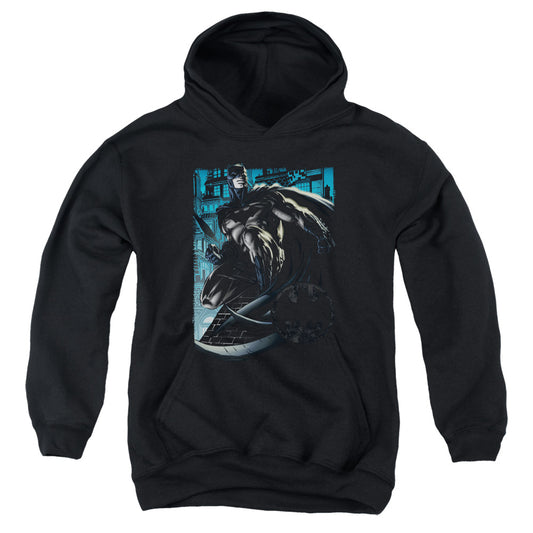 Batman Knight Falls In Gotham Kids Youth Hoodie Black