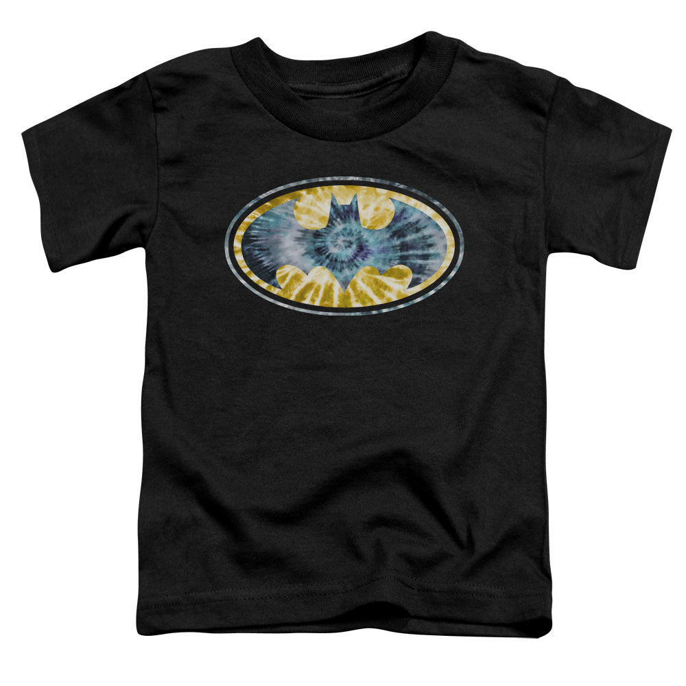 Batman Tie Dye 3 Toddler Kids Youth T Shirt Black