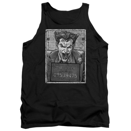 Batman Joker Inmate Mens Tank Top Shirt Black