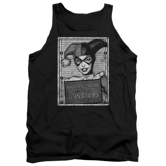 Batman Harley Inmate Mens Tank Top Shirt Black