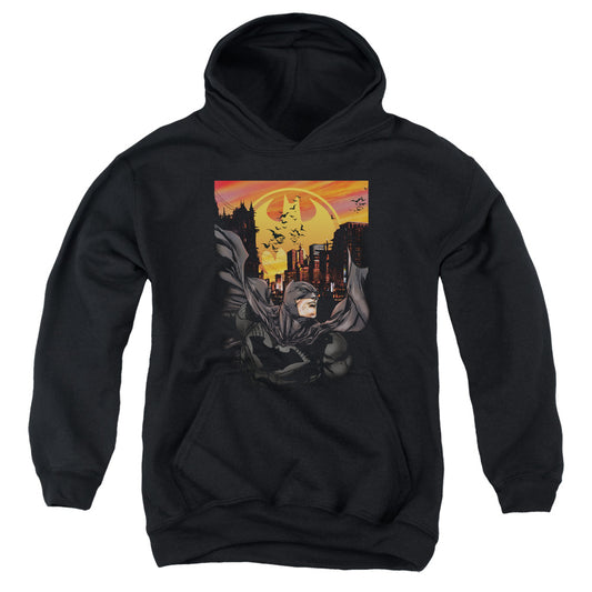 Batman Always On Call Kids Youth Hoodie Black