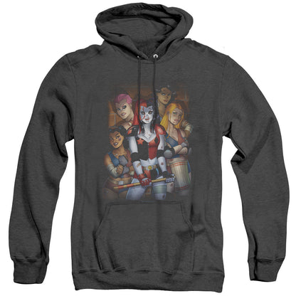 Batman Bad Girls Heather Mens Hoodie Black